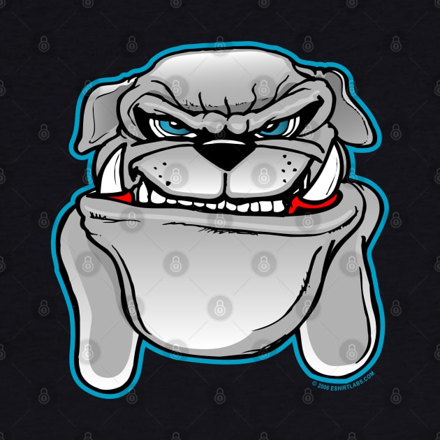 Bulldog Cartoon by eShirtLabs